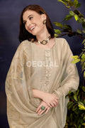 Cotton Blend Jacquard Kurta Set For Women Kurta Sets