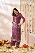 Orgenza Jacquard Duppata Kurta Set Sets