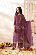 Orgenza Jacquard Duppata Kurta Set Sets